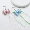 Sweet Ribbon Bowknot Keychain Pendant Keyring Charm Lovely Hanging Decorations for Purse Bag Backpack Handbag Wallet