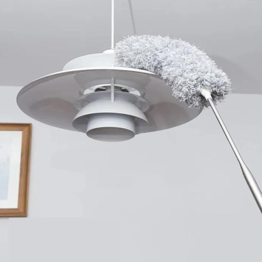 Telescopic Cleaning Duster Brush Extended Long Crevice Spider Web Feather Brushes Bendable Household Dust Clean Remover