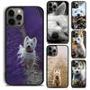 West Highland Terrier Westie Phone Case Cover For iPhone 5 6 7 8 Plus X XR XS SE2020 Apple 11 12 13 Mini Pro Max Galaxy S20 S21