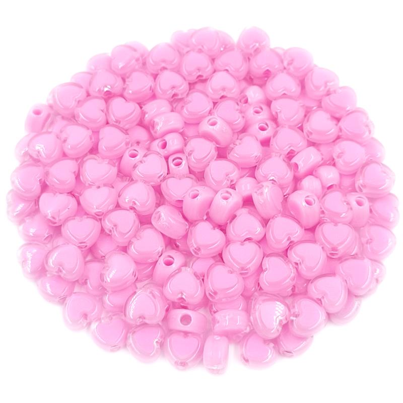 Плетеные бусины для изготовления ювелирных изделий Бусины-разделители в форме сердца DIY Ручная работа 50 шт. 7 мм Сэндвич Красочные прозрачные подвески Акриловые бусины-разделители
