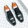 Мужские туфли в стиле ретро, черные, коричневые, на шнуровке, деловые, высококачественные, туфли дерби, обувь для отдыха на открытом воздухе, размеры 38-46, мужская обувь