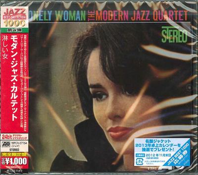 CD MODERN JAZZ QUARTET - lonely woman WPCR27154 ATLANTIC 2012 Япония ОбиДжаз Б/У