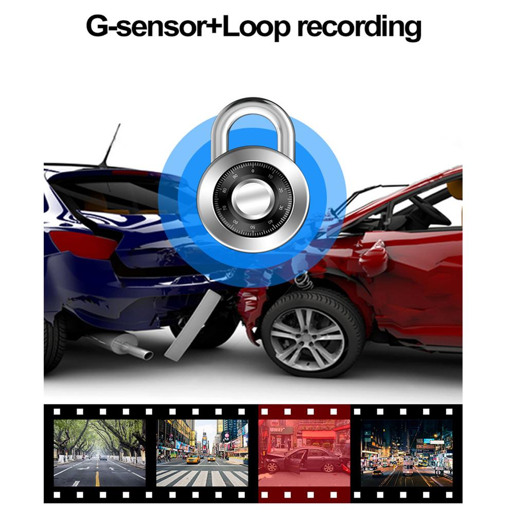 icreative 11,26-дюймовый автомобильный видеорегистратор 1080P, беспроводной Carplay, Android, авто, двойной объектив, Wi-Fi, видеорегистратор, Wi-Fi, GPS, FM, Bluetooth, циклическая запись, видеорегистратор