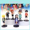6pcs Piece One Role Pvc Toy Model Desktop Decoration Children Gift Christmas