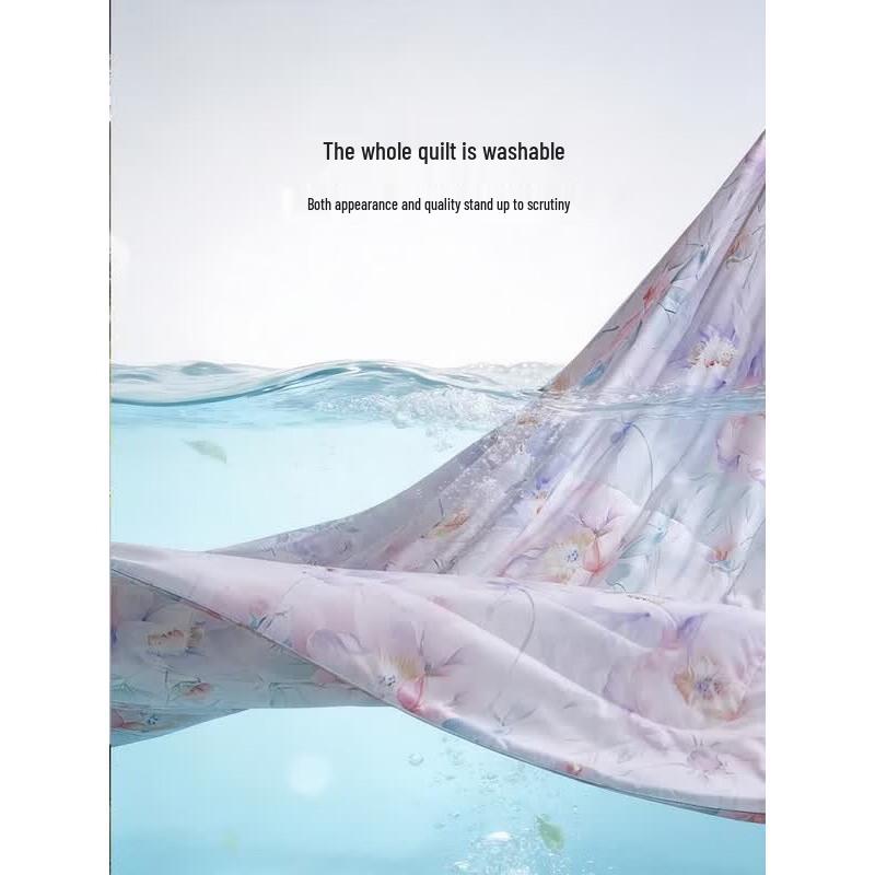 FUANNA Class A Machine Washable Tussah Silk Quilt