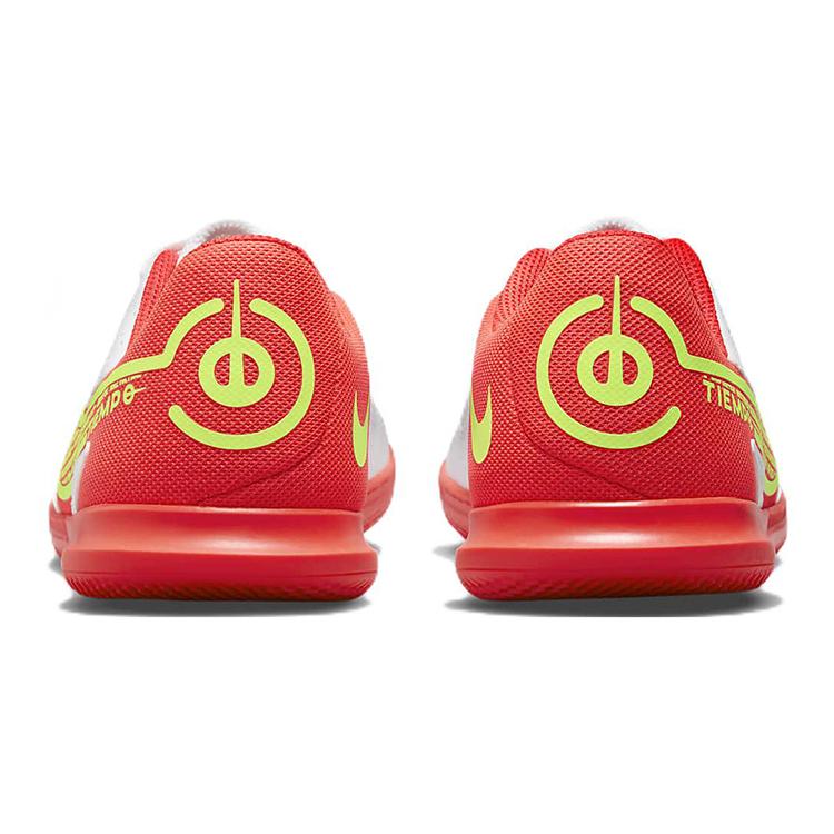 Nike Tiempo Legend 9 Jr. Клубные IC Нескользящая Амортизация Устойчивые к истиранию Низкие Детские Футбольные Бутсы Белые Оранжевые DA1332-176