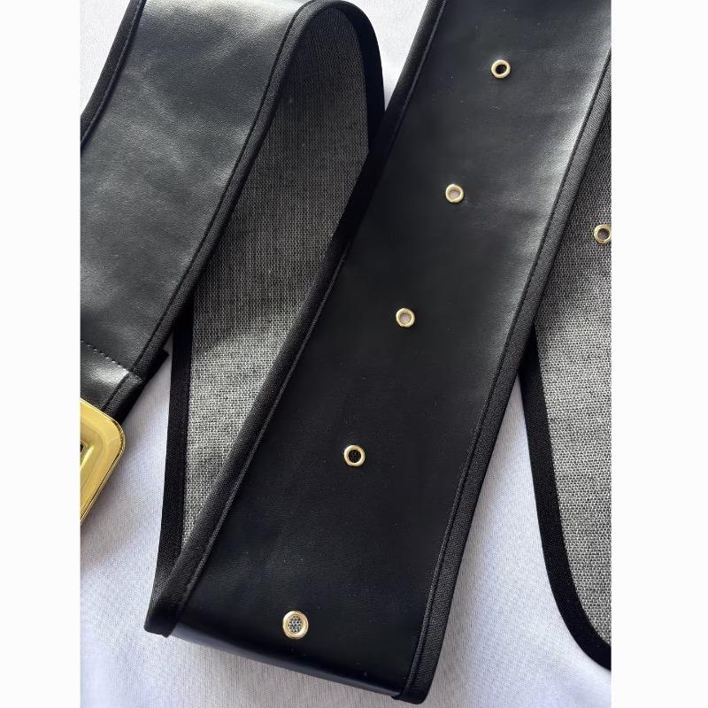 New Women's Belt Fashion Wide Belt Decoration with Dress Coat Versatile Outer with Thin Waist Seal