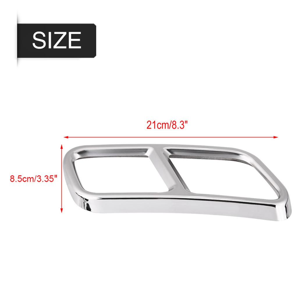 1 пара накладок на заднюю выхлопную трубу для GL X166 13?15 SR Класс W222 W251 10?17