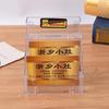 4 Pocket Desktop Clear Acrylic Business Card Holder Countertop Display Stand