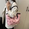 Сумки Женские Осенние Новые Сумки для Шопинга На Плечо Большой Вместимости С Принтом Вишни Стильные Простые Сумки-Тоуты Сумки