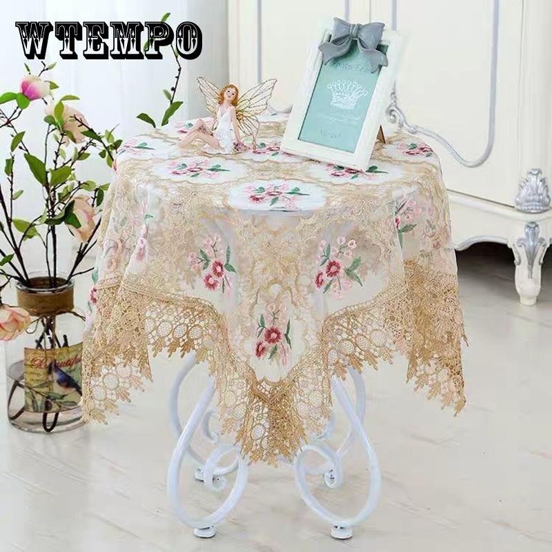 Household Items Household Coffee Table Cover Kitchen Oven Oil Cover Cloth Hollow Lace Rice Cooker Cover Cloth Multi-purpose Cover Cloth