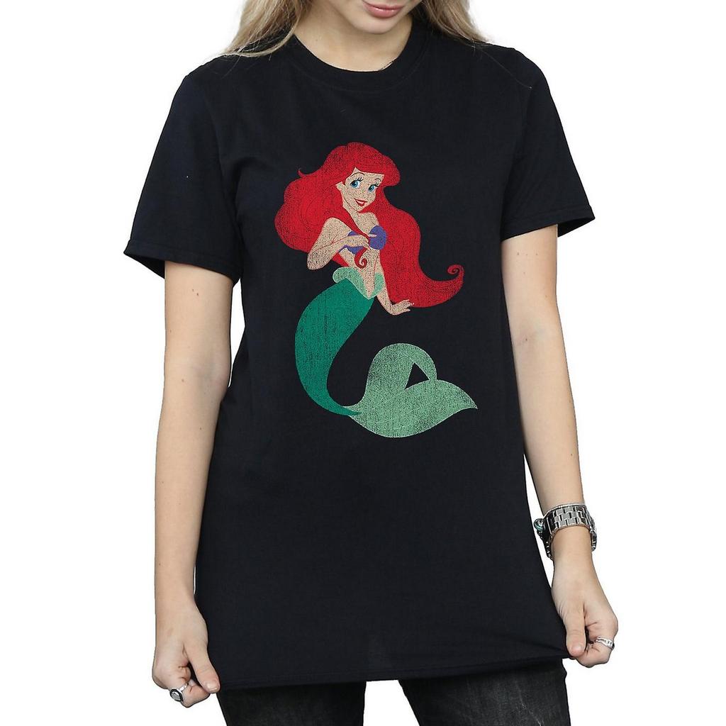 The Little Mermaid Womens/Ladies Ariel Cotton Boyfriend T-Shirt