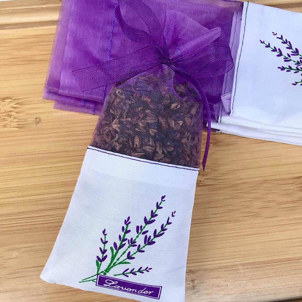 Dried Lavender Flowers Bags Scented Sachets Bag Empty Pouches for Closet Freshening Pack of 20