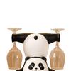Panda Wine Rack: Luxury Sideboard & Bookcase with Cup Holder – Perfect Housewarming Gift