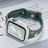 Милый цветной силиконовый ремешок с цветами для Apple Watch 42 мм 46 мм 44 40 мм 49 45 38 41 мм, тонкий ремешок для iwatch 10 9 8 SE 7 6 5 для девушки