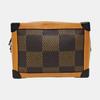 [Pre-Owned] X Nigo Collaboration Soft Trunk Chain Versatile Cool Zipper Coated Canvas Crossbody Bag - Fair #10UD4PC