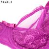 DKGEA Women Sexy Bra and Panties Set Lace Brassiere Transparent Underwear