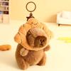 Capybara Capybara Key Ring Snacks French Fries Animal Pendant Cartoon Keychain  School Backpack