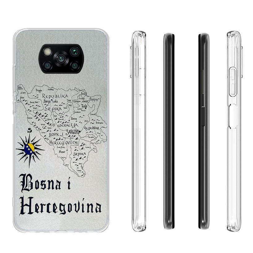 Bosnia And Herzegovina Flag Cover Phone Case For Xiaomi Poco F7 Ultra X7 X6 X5 Pro M7 Redmi 15C 15 13C 13 12C 12 10C 10 9A 9C 9T