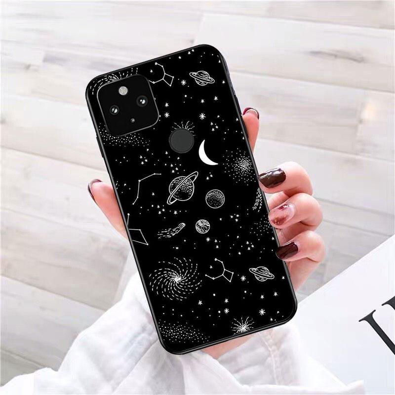 Чехол для телефона «Луна, звезда, космический астронавт» для Google Pixel 7 Pro 7 6A 6 Pro 5A 4A 3A Pixel 4 XL Pixel 5 6 4 3 XL 3A XL 2 XL