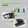 PBL2   Emblems Car Glasses Case Sunglasses Storage Box Clip Auto Eyeglasses Accessories For Volkswagen Golf 4 5 7 3 2 8 Tuning MK4 MK7