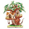 LULUFUN Tree House Mini Block Toy Tree House 3D Puzzle House Block Swing Tree House Assembly Kit Girls Kids Adults Celebration New Year Gift Birthday