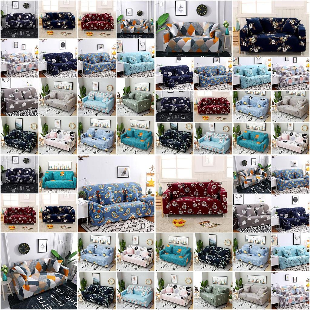 Элегантные эластичные чехлы с цветочным принтом для диванов с мягкой эластичной посадкой и устойчивостью к сминанию