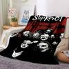 1 шт. Мягкий фланелевый плед Slipknot для всех сезонов для дома, офиса, использования на улице. Прочный, удобный, мягкий, теплый плед для дома