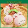 Keychain Peach Whimsical Plush Pendant Adorable Gift For Girls And Friends
