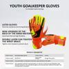 1 Pair Wear-Resistant Game Goalkeeper Gloves Kids Football Goalie Gloves  Outdoor Sports