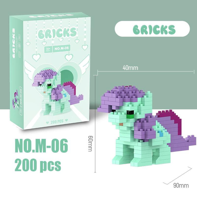 My Little Pony Строительные Блоки Лего Девочки из Эквестрии Фигурка Твайлайт Спаркл Строительные Блоки Мультяшный Персонаж Игрушки Для Детей