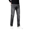 Джинсы высокого класса Мужские Весенне-осенние Прямые Свободные Стрейч Молодежные и Среднего возраста Всесезонные Длинные Брюки Мужские Весенне-осенние Модели