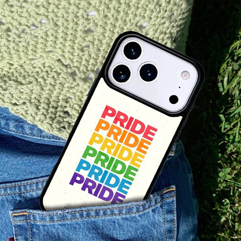 Gay Lesbian LGBT Rainbow Pride phone case cover Compatible with for IPhone 17air 16e 15 14 13 12 11Pro Max 17 Air