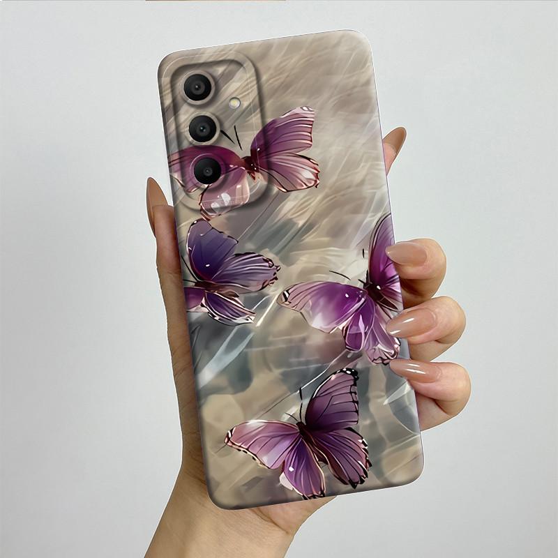 Sweet Soft Phone Case for Samsung Galaxy A15 A155 A156 4G 5G Fashion Cool Painted Cases Protection Back Cover Accessories Casing