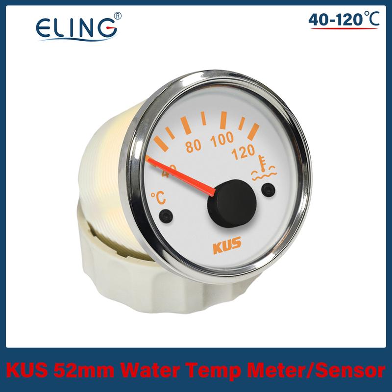 KUS Универсальный 52 мм Датчик температуры воды 40-120℃ 25-120℃ 12В 24В для Автомобиля Лодки Красный Желтый Свет Датчик температуры M10 M14 M16 M18