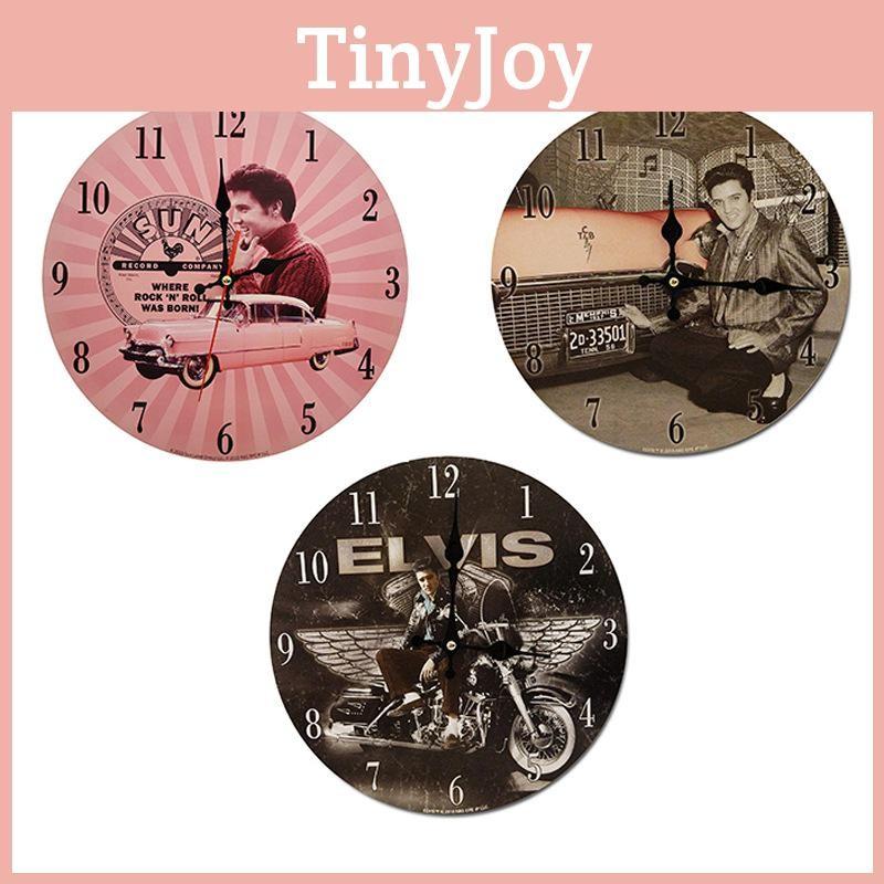 Minimally Retro Patterned Wall Clock For Home And Decor Bedroom