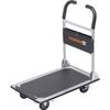 Meister Werkzeuge 8985620 Chariot Plateforme Pliable, Avec Espace De Rangement Acier Charge Max: 150 Kg