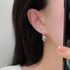 Bow-knot Drop Earrings for Women Exquisite Light Luxurious High-end Sweet and Everyday Earrings