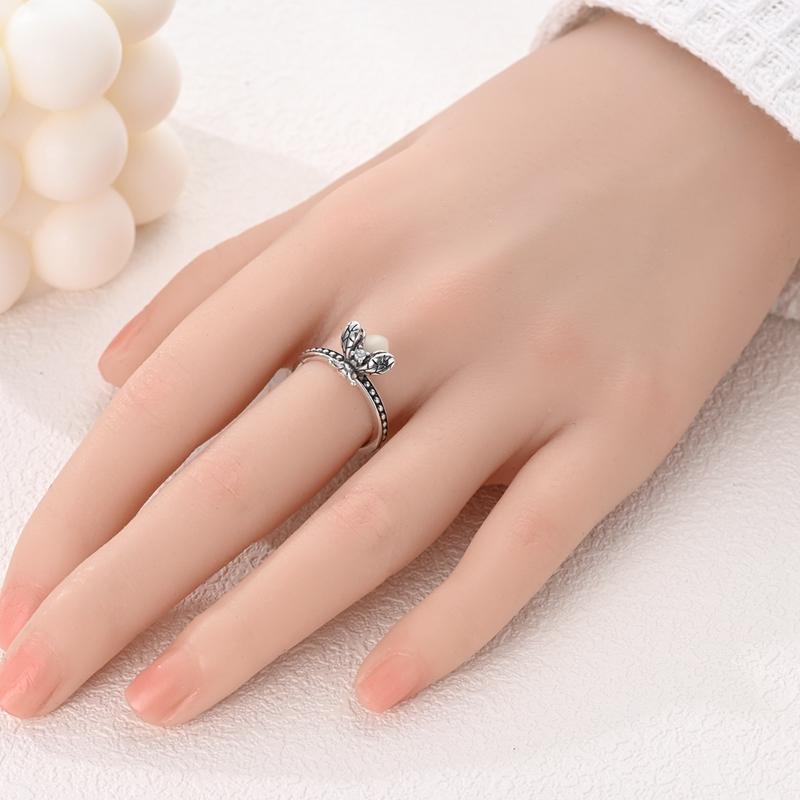 Luck Luminous Firefly Rings 925 Sterling Silver Summer Night Glowworm Blue Purple Fit Original Women Ring Wedding Jewelry Gifts