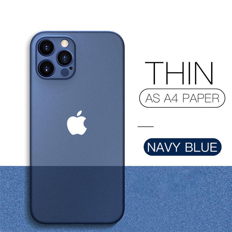 New 0.2MM Ultra Thin Matte PP Case For Iphone 11 12 13 14 15 Pro X Xr Xs Max 13 Mini 7 8 Plus SE Clear Hard PC Cover Cases