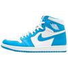 Мужские кроссовки Air 1 Retro High OG UNC Белый Темно-Порошковый 555088-117
