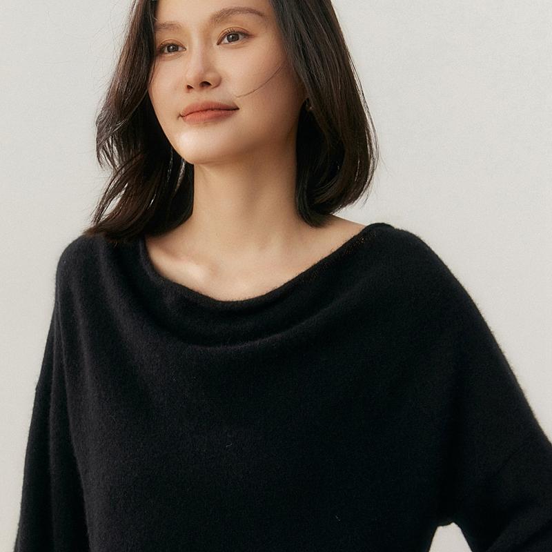 Женский свитер Qinghe 100% чистый кашемир - Ультрамягкий роскошный зимний пуловер