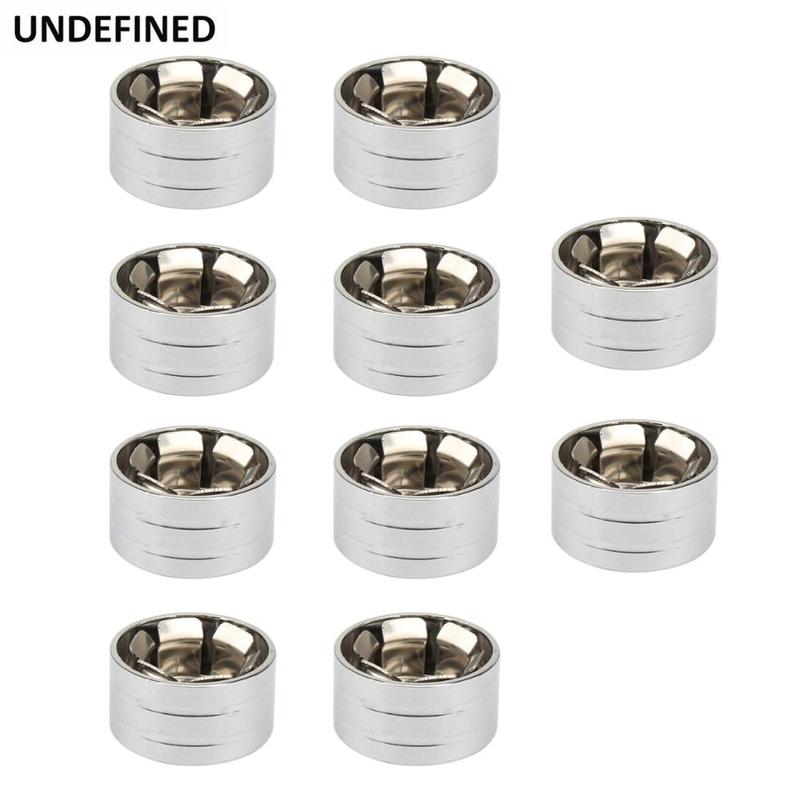 Chrome Motorcycle Head Bolt Cover Schrauben Screws Topper Caps CNC For Harley Touring Road Glide Twin Cam Sportster Dyna Softail