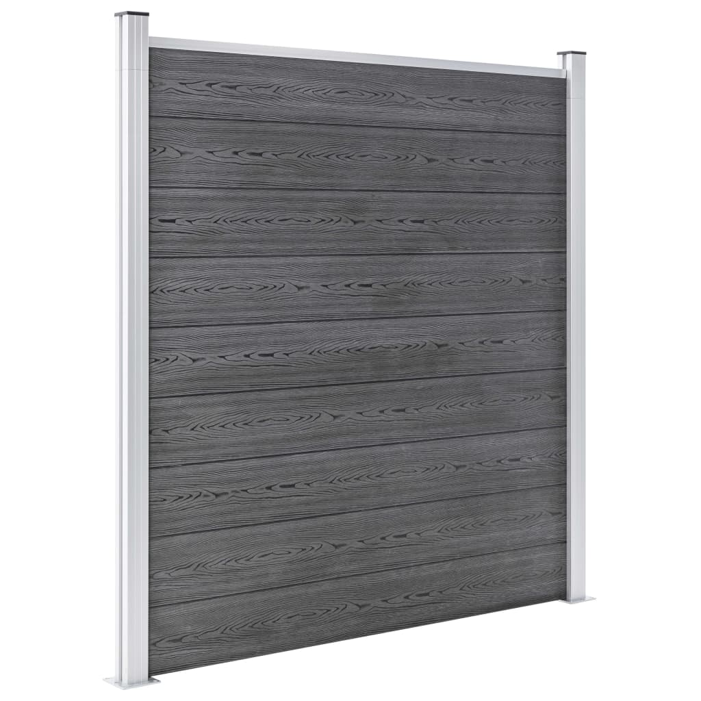 Garden Fence WPC 1045 x 186 cm Grey