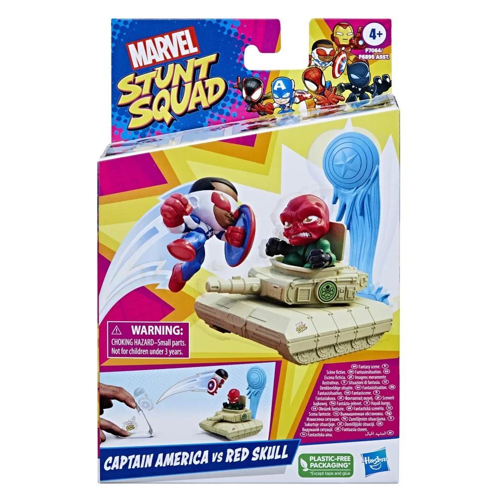 Hasbro stunt squad capitan america vs red skull