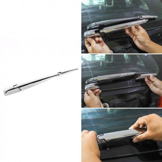 Rear Window Wiper Trim Decoration Cover fit for Jeep Grand Cherokee 2011+ Chrome