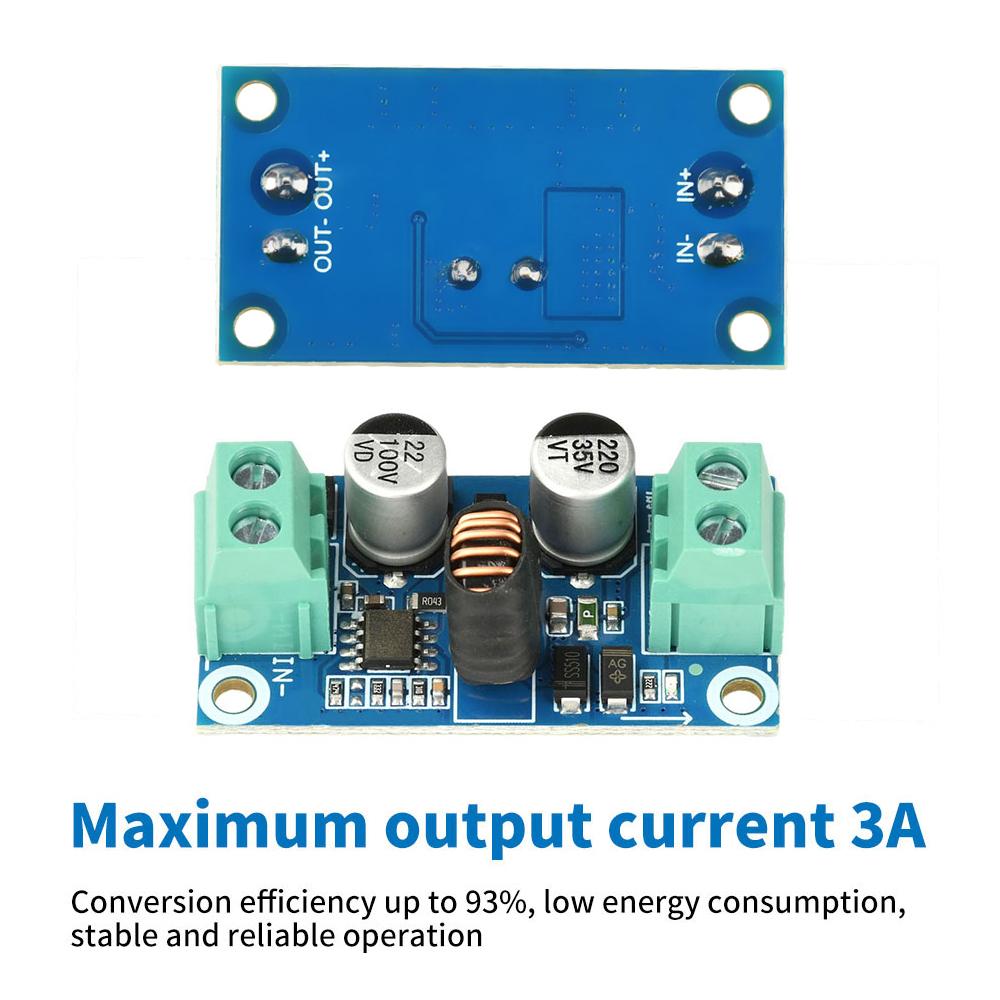 DC-DC Step-Down Module 10-100V to 5V 12V 24V 3A Buck Converter Regulator Module Electronic Kit