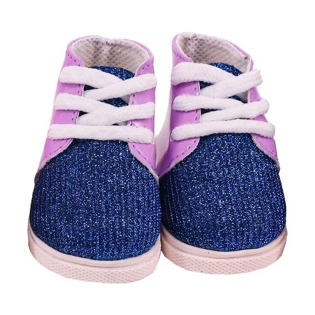 Обувь для куклы, сапоги, плюшевые сапоги ручной работы, обувь 7 см для 18 дюймов, американская кукла Baby Born 43 см, аксессуары