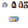 Lankybox Cartoon Lunch Bag Set 3 Piece Shoulder Backpack Package