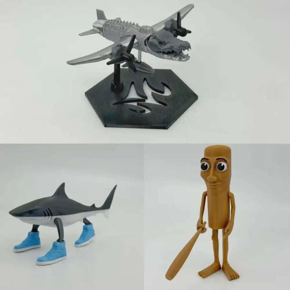 Tung Tung Tung Sahur Figure Toy Tralalero Tralala Figure Toy Tung Tung Tung Sahur Toy Tralalero Tralala Shark Figurine